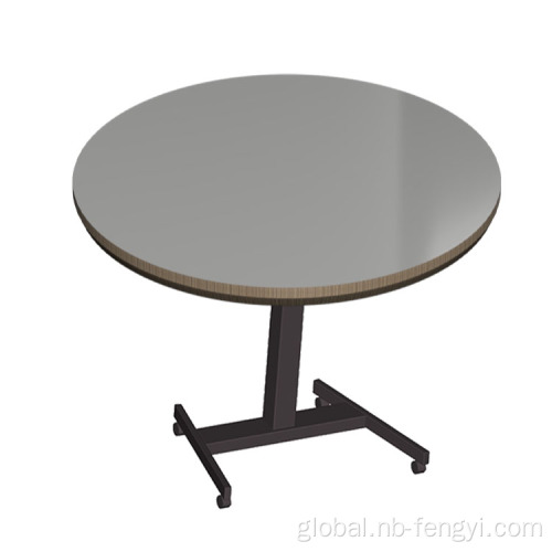 Square Movable Speech Table Movable Ergonomics Single Person Coffee table with Roller Supplier